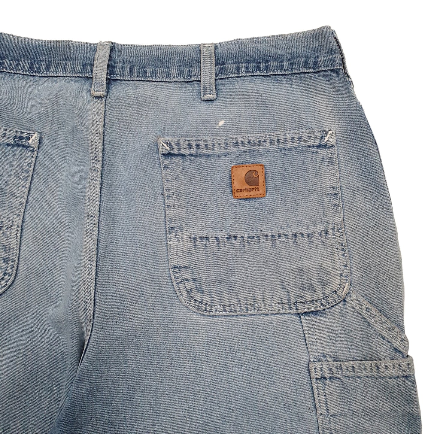 Mens Blue Carhartt  Carpenter Shorts