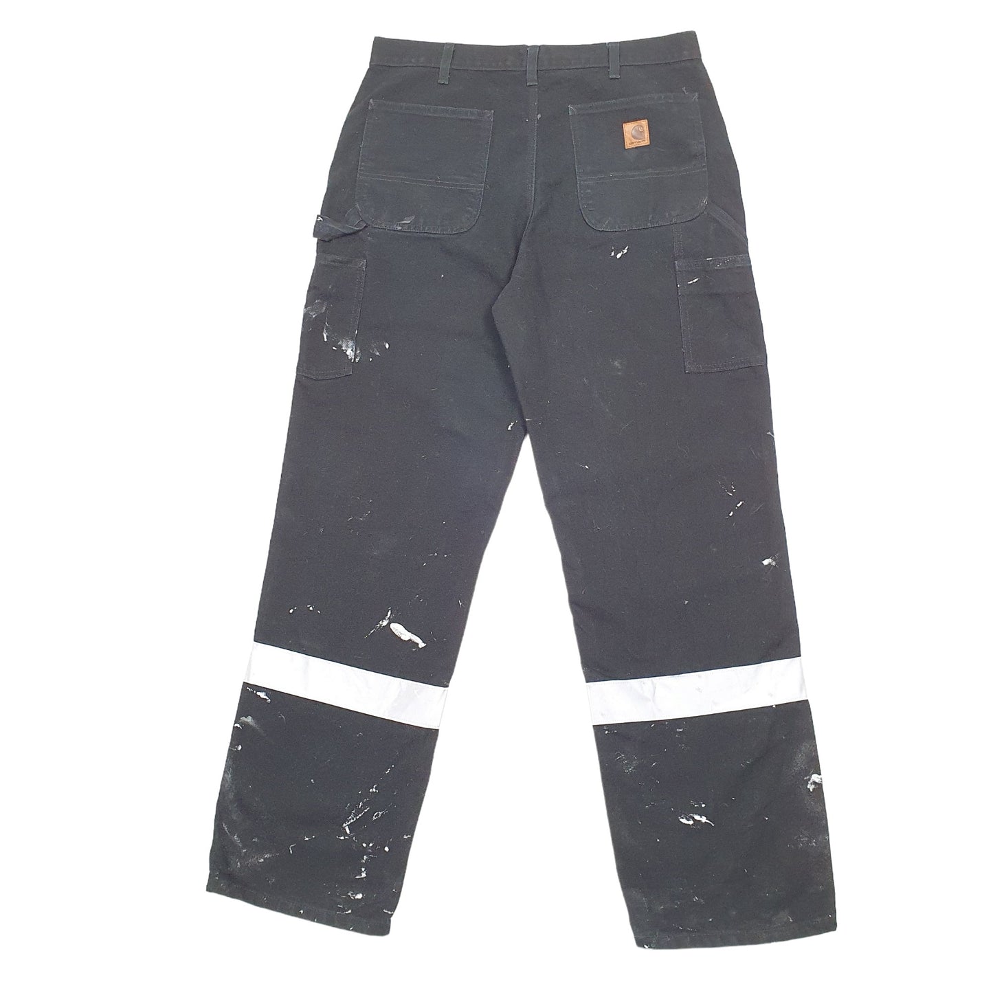 Mens Black Carhartt B11 3M Cargo Trousers