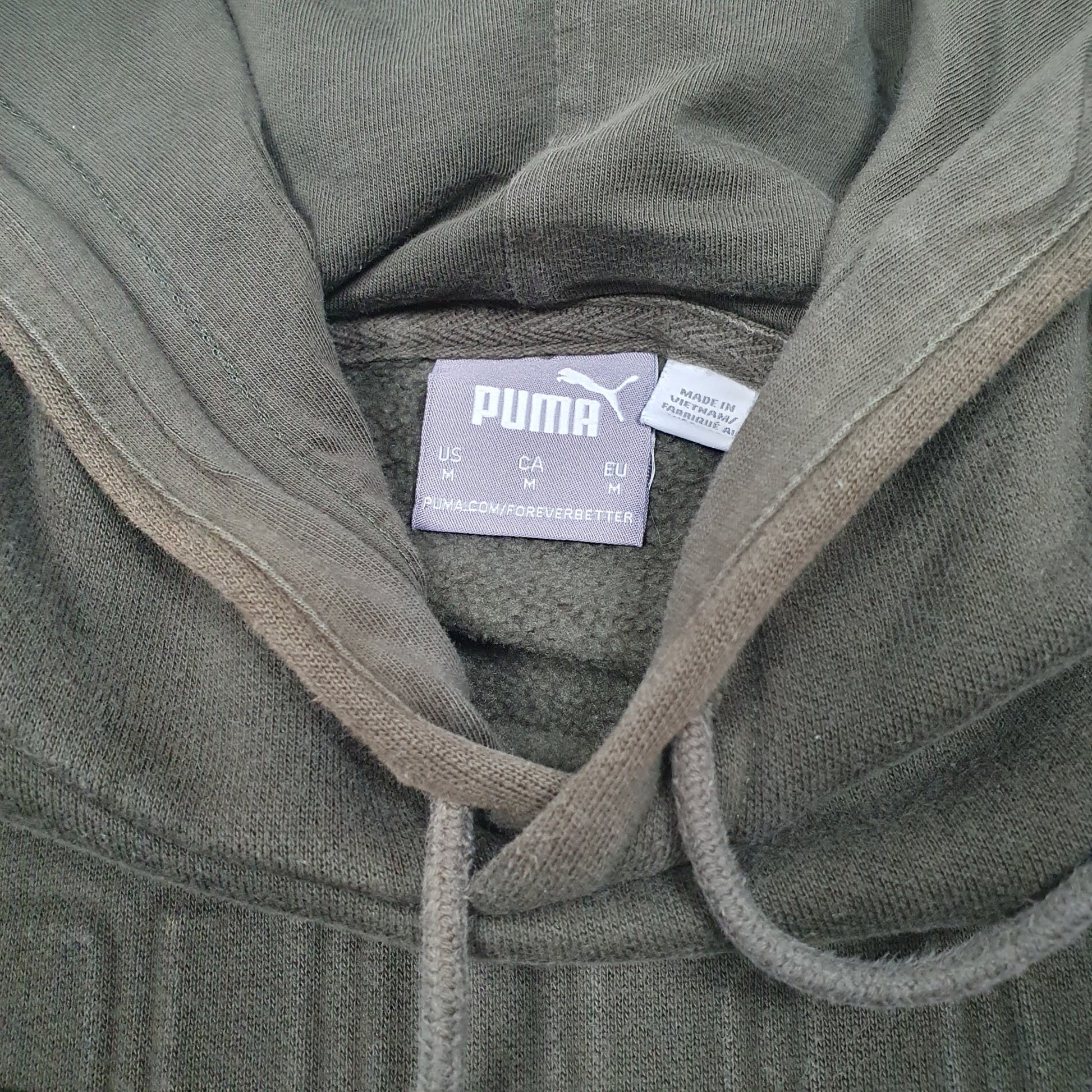 Mens Khaki Puma  Hoodie Jumper