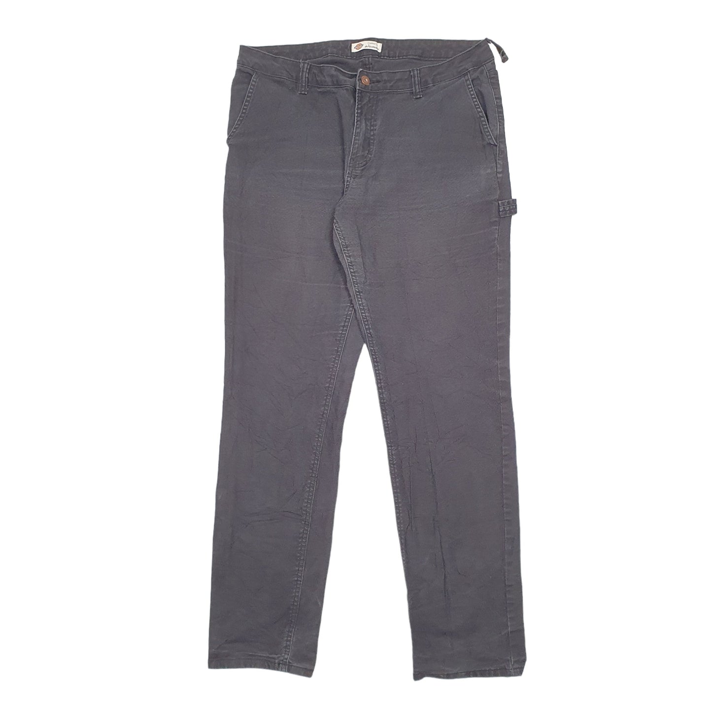 Womens Black Dickies  Carpenter Trousers