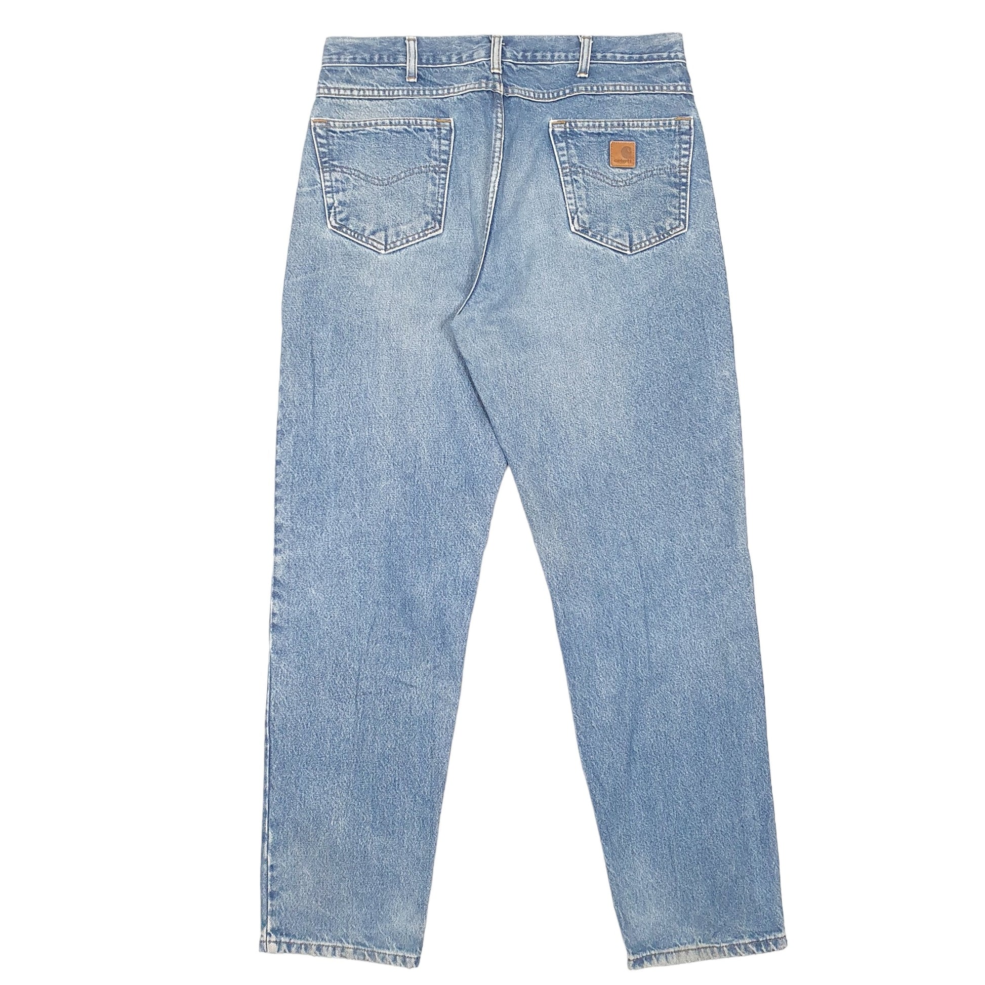 Mens Blue Carhartt Relaxed B17 JeansW36 L32