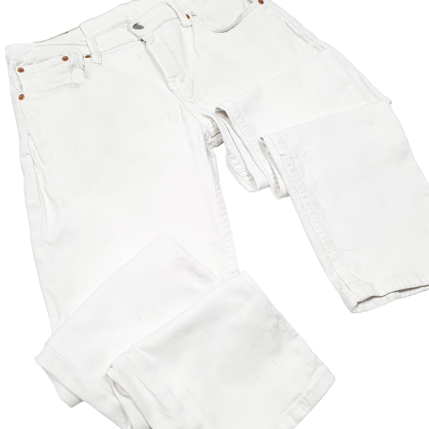 Mens White Levis Stretch 511 JeansW32 L32