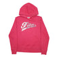 Mens Pink Fila Spellout Hoodie Jumper