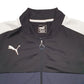 Mens Black Puma  Full Zip Jumper