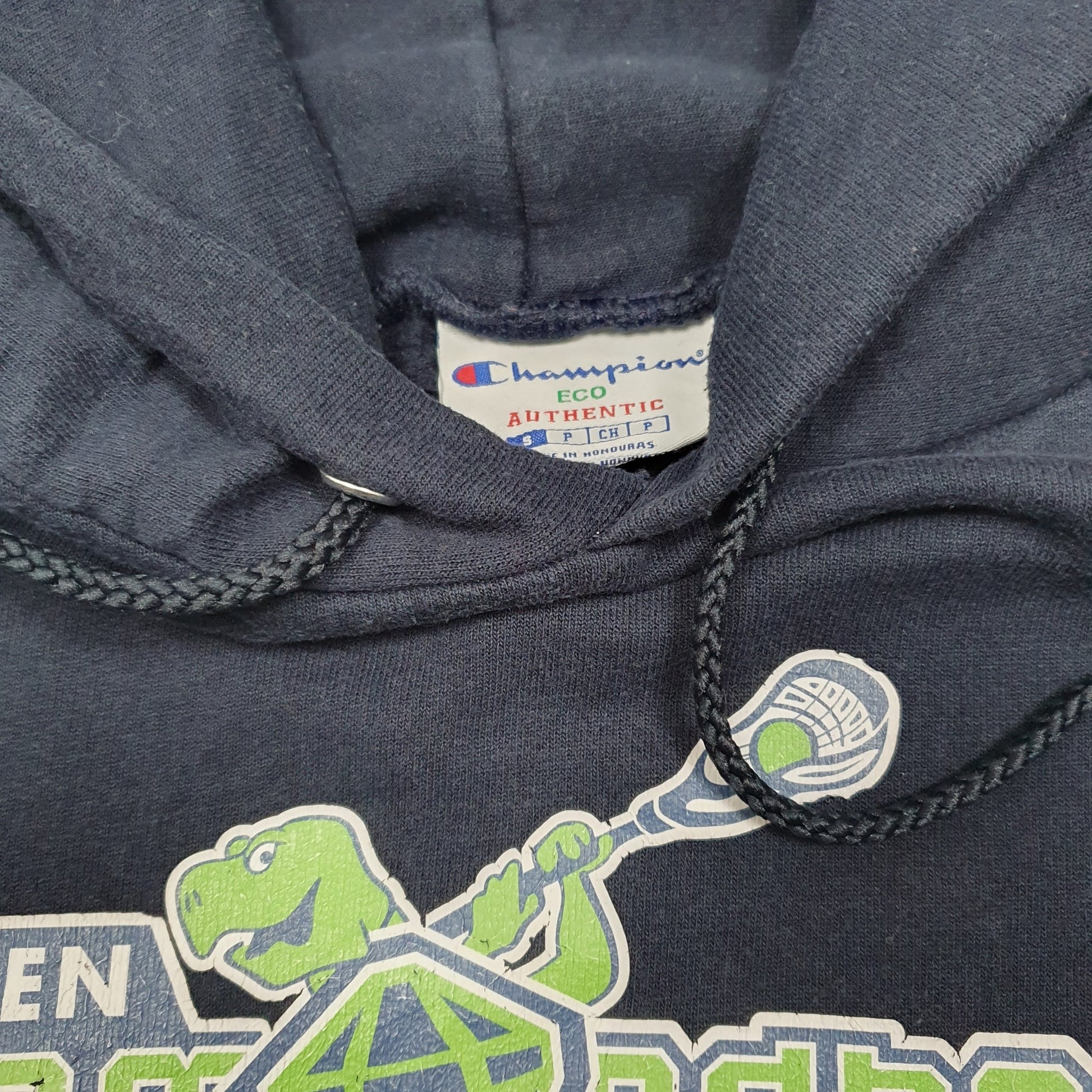 Mens Navy Champion Arden Diamondback Lacrosse Hoodie Jumper