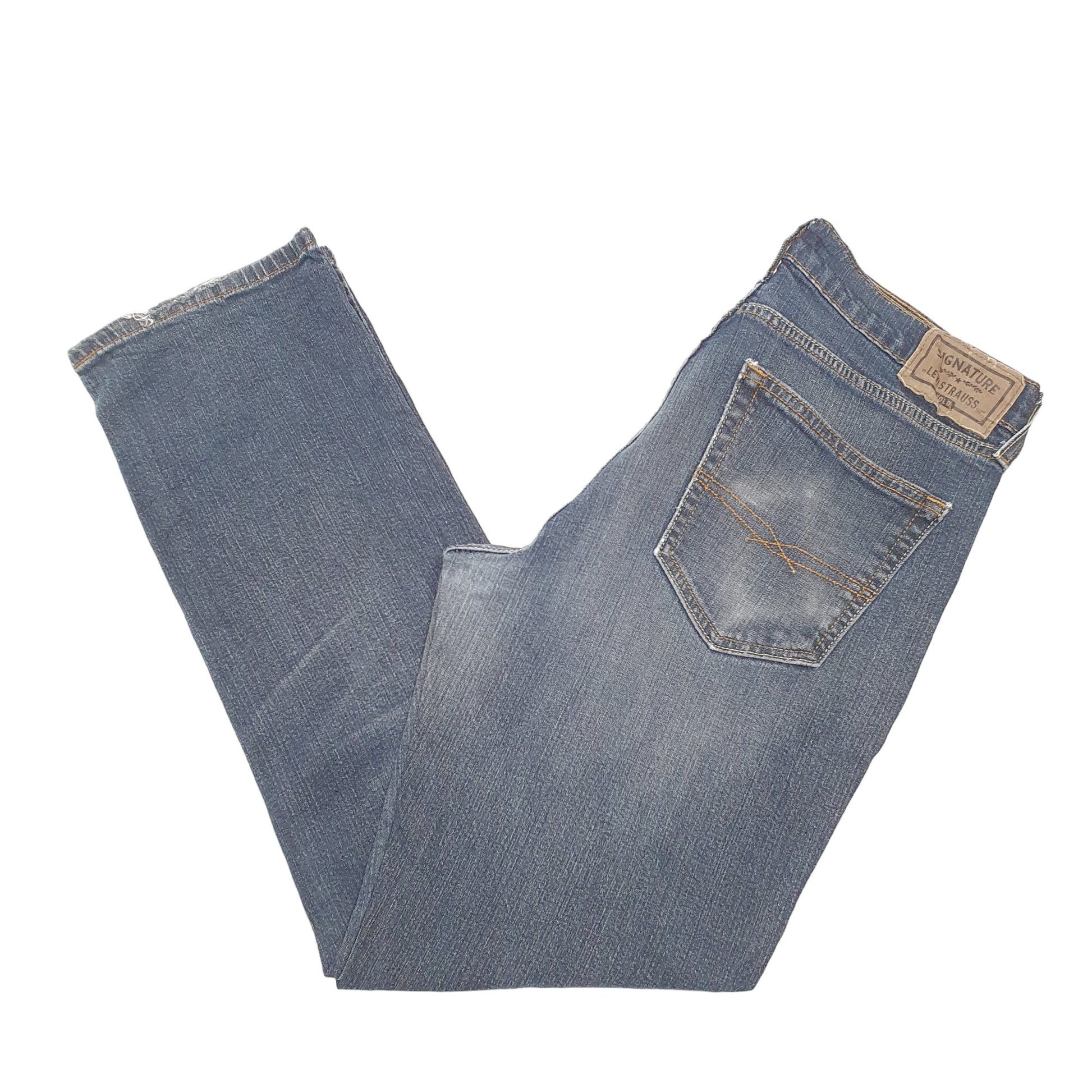 Mens Blue Levis Athletic Fit Signature JeansW32 L30