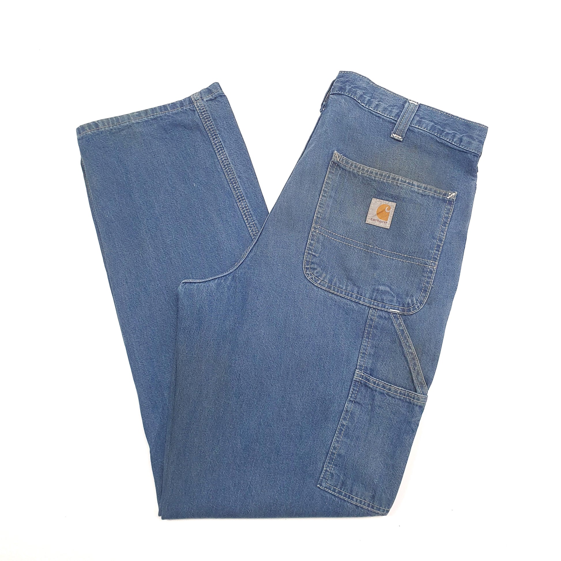 Mens Blue Carhartt  Carpenter Trousers