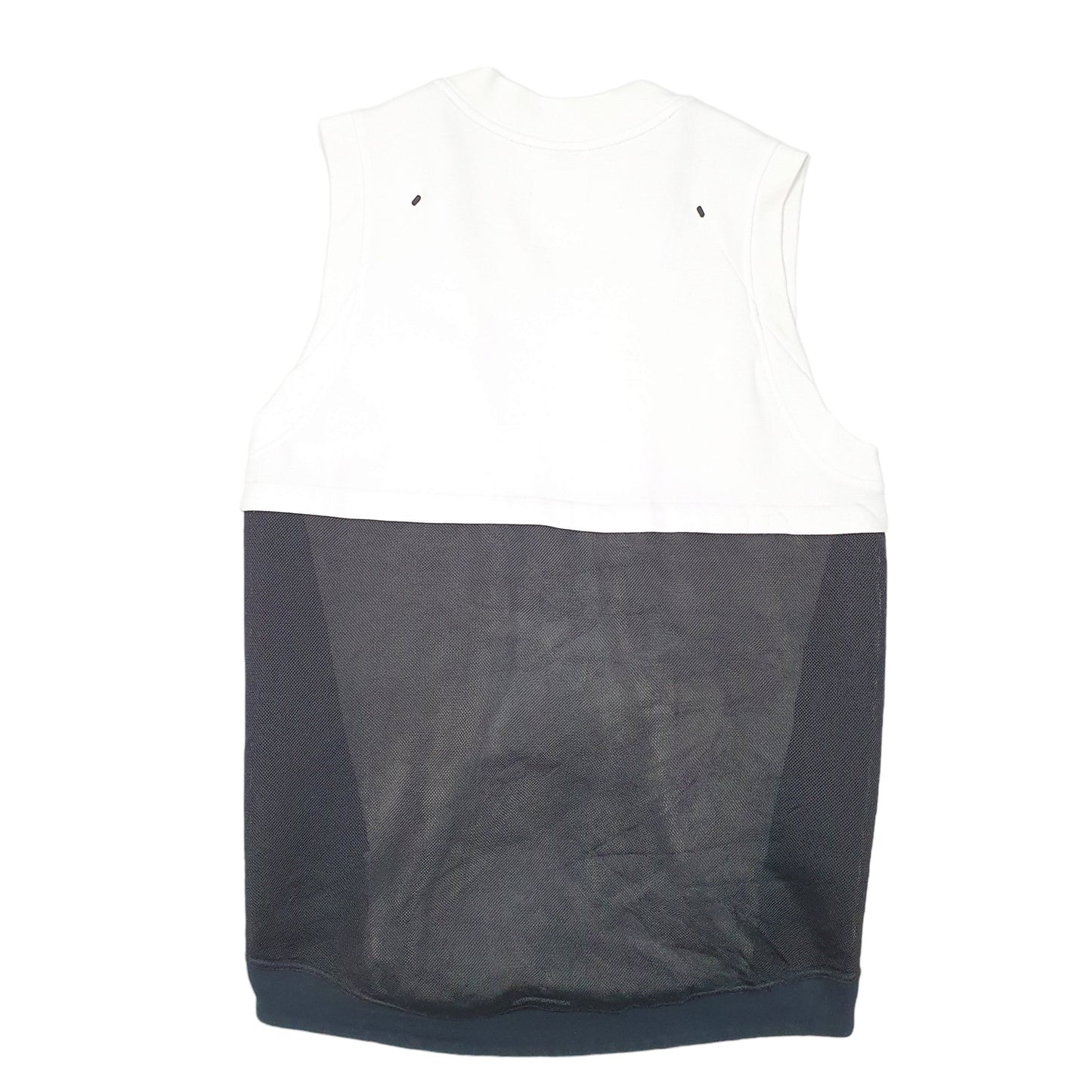 Mens White Nike  Gilet Jumper