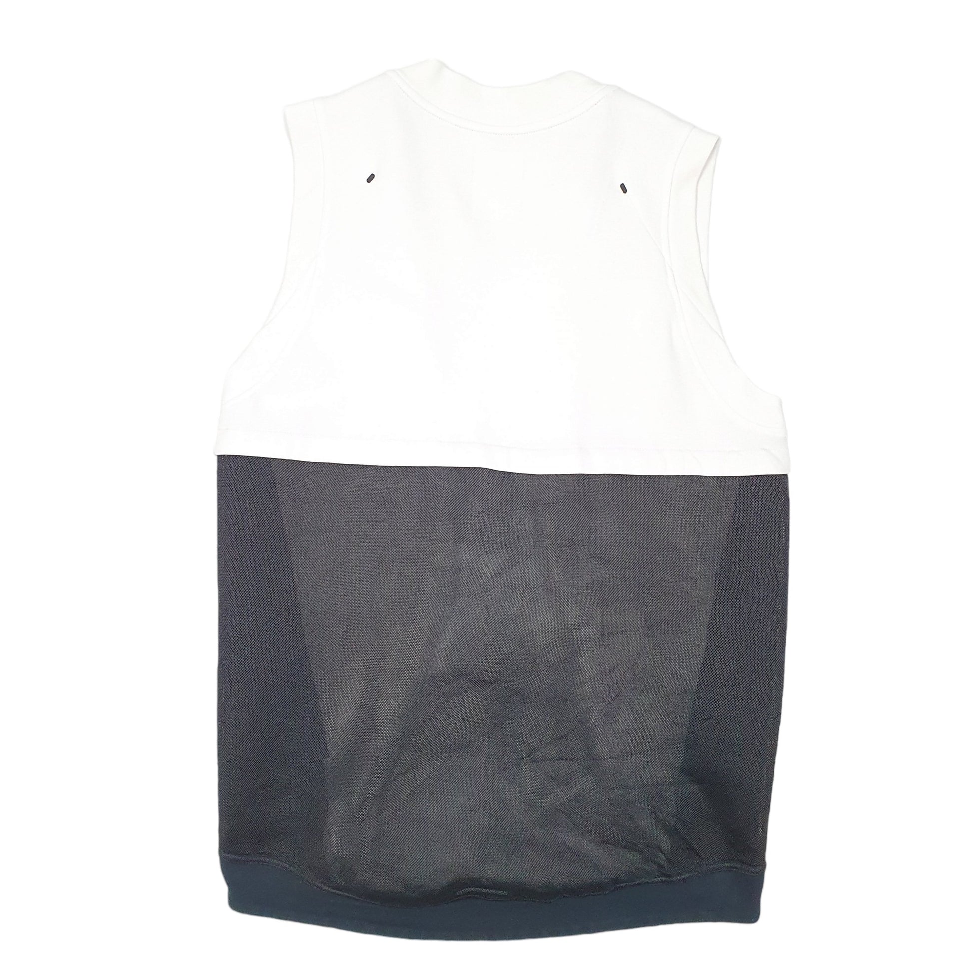 Mens White Nike  Gilet Jumper