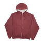 Mens Burgundy Champion  Full Zip Jumper