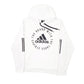 Mens White Adidas  Hoodie Jumper