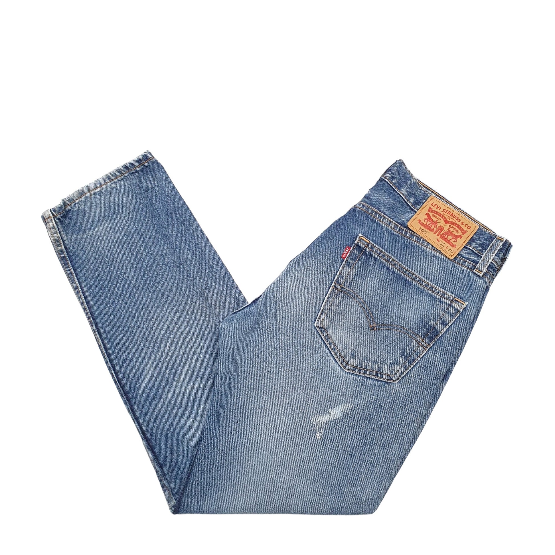 Mens Blue Levis  505 JeansW32 L30