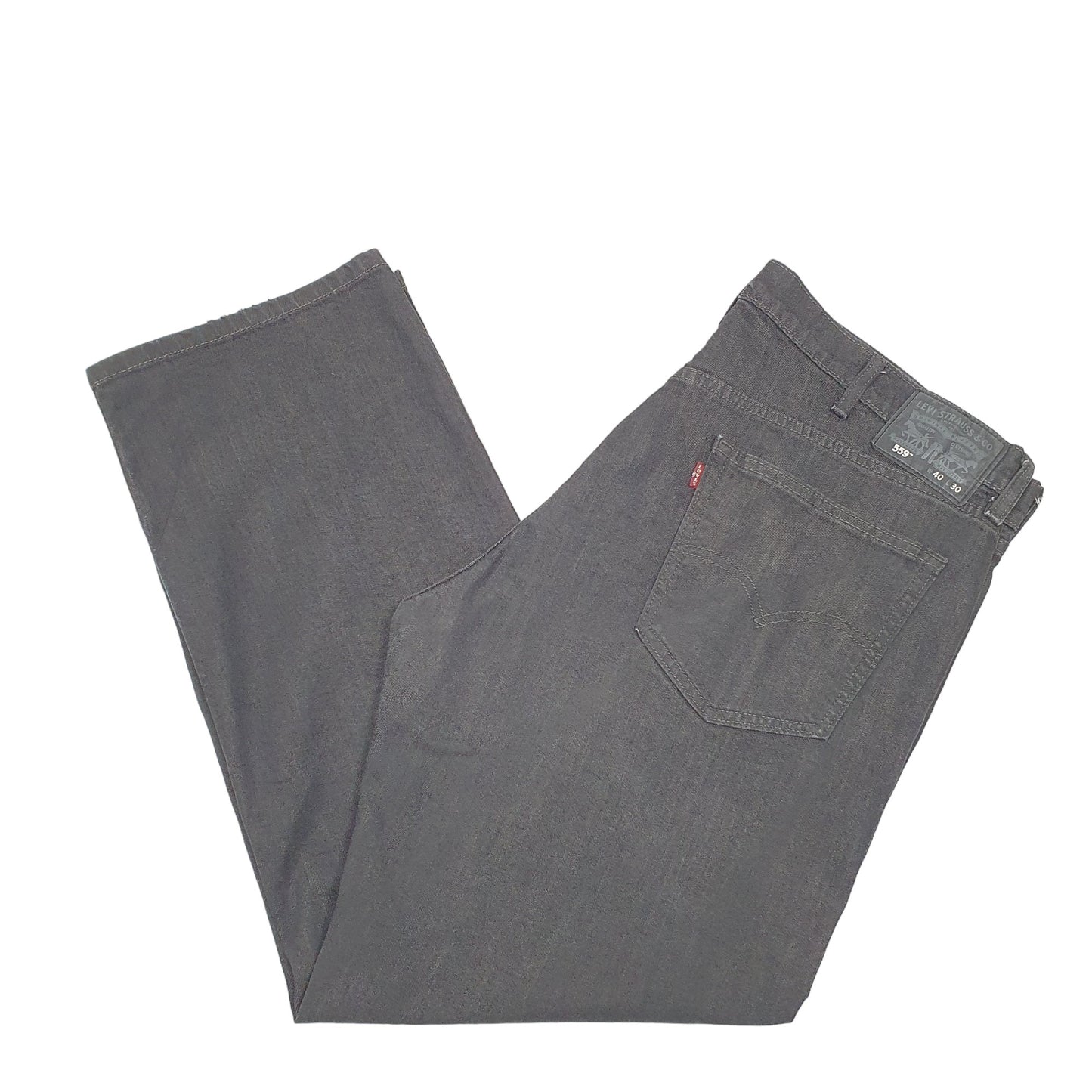 Mens Black Levis Stretch 559 JeansW42 L30