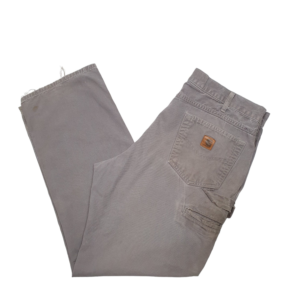 Mens Grey Carhartt B159 Carpenter Trousers