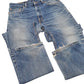 Mens Blue Levis Vintage Made In USA 90s 505 JeansW34 L30