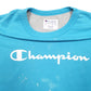 Mens Blue Champion Spellout Crewneck Jumper
