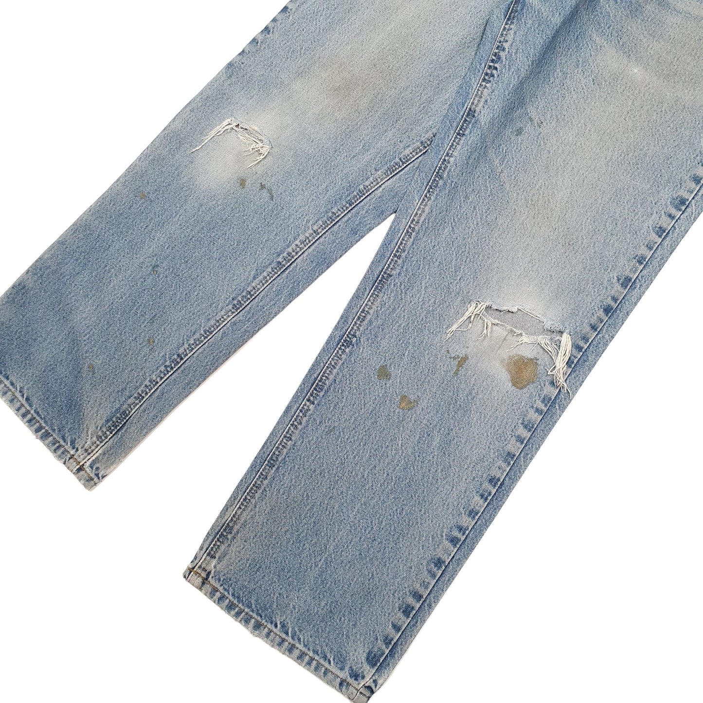 Mens Blue Carhartt B167 Casual JeansW36 L32