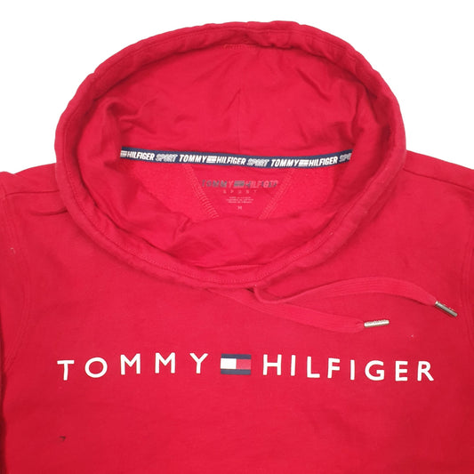 Womens Red Tommy Hilfiger  Crewneck Jumper