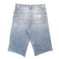 Mens Blue Carhartt Carpenter Cut Offs Denim Shorts