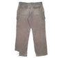 Mens Khaki Duluth Polyester lined Insulated Carpenter Trousers
