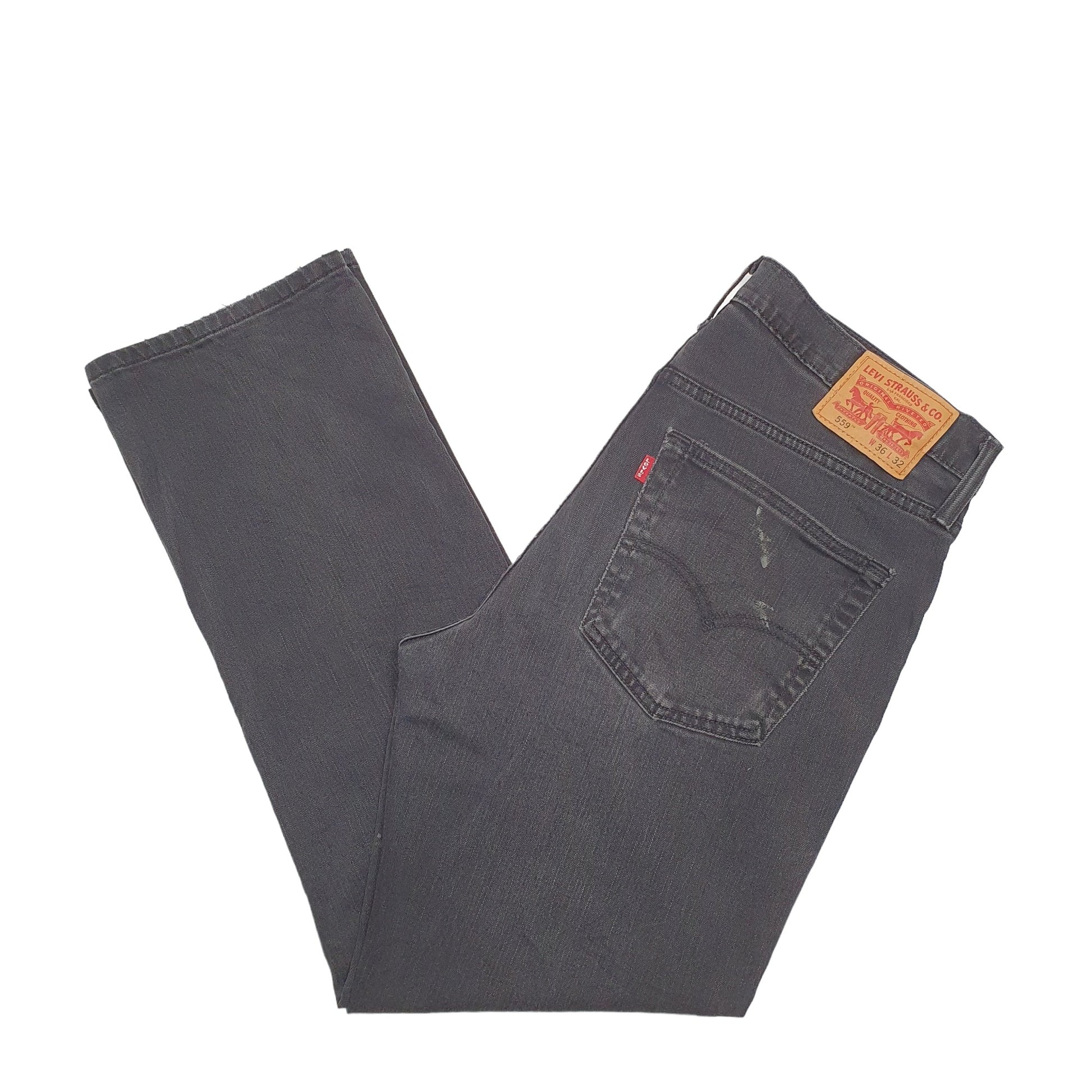 Mens Black Levis  559 JeansW36 L32
