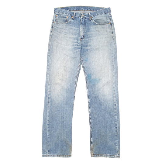 Mens Blue Levis  505 JeansW34 L34