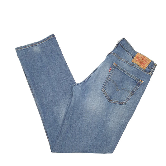 Mens Blue Levis Stretch 514 JeansW34 L32
