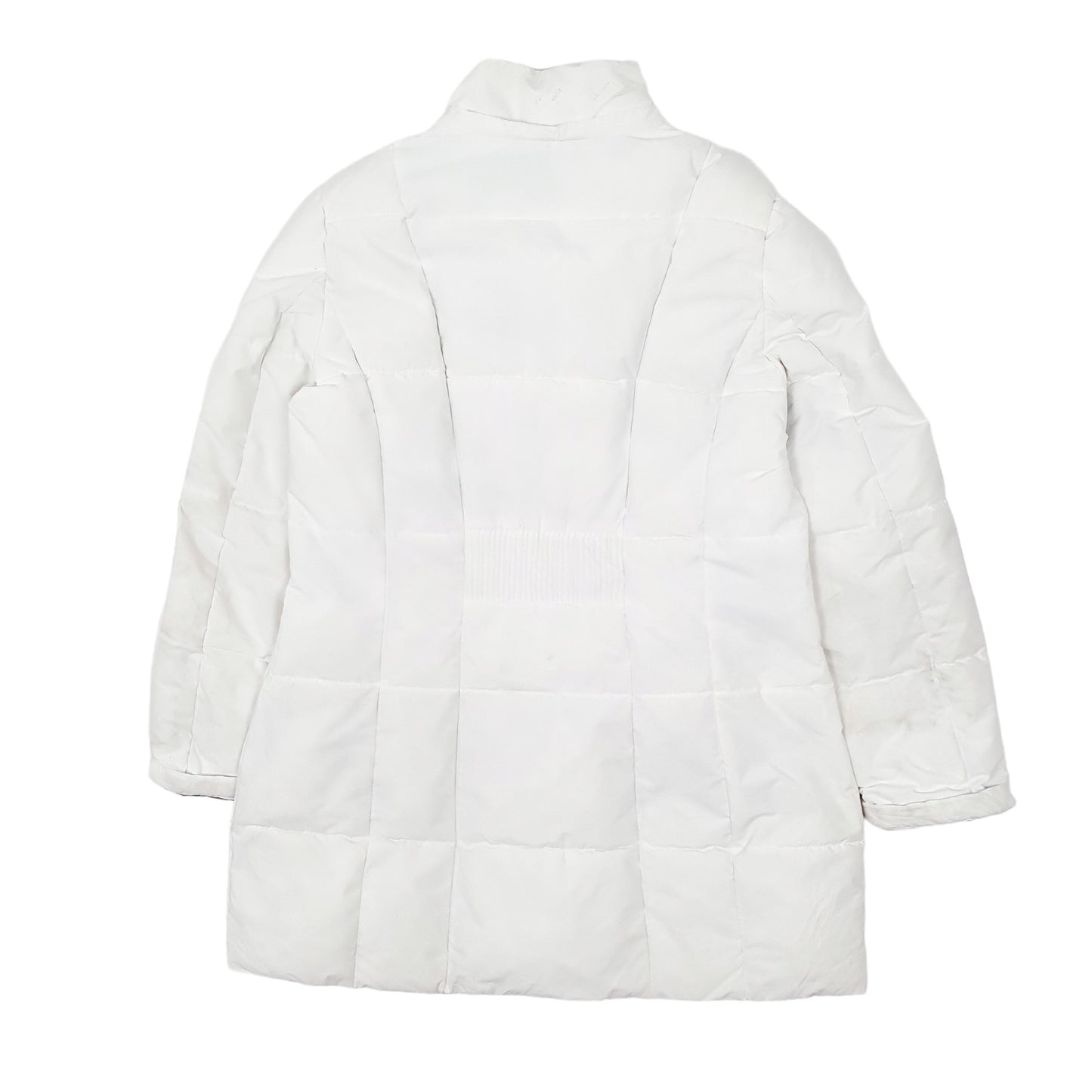 Womens White Nautica Longline  Coat