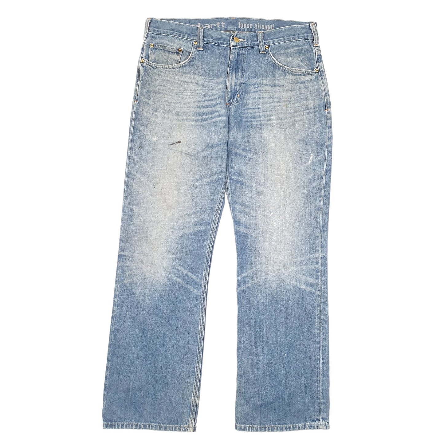 Mens Blue Carhartt Straight B311 JeansW36 L32