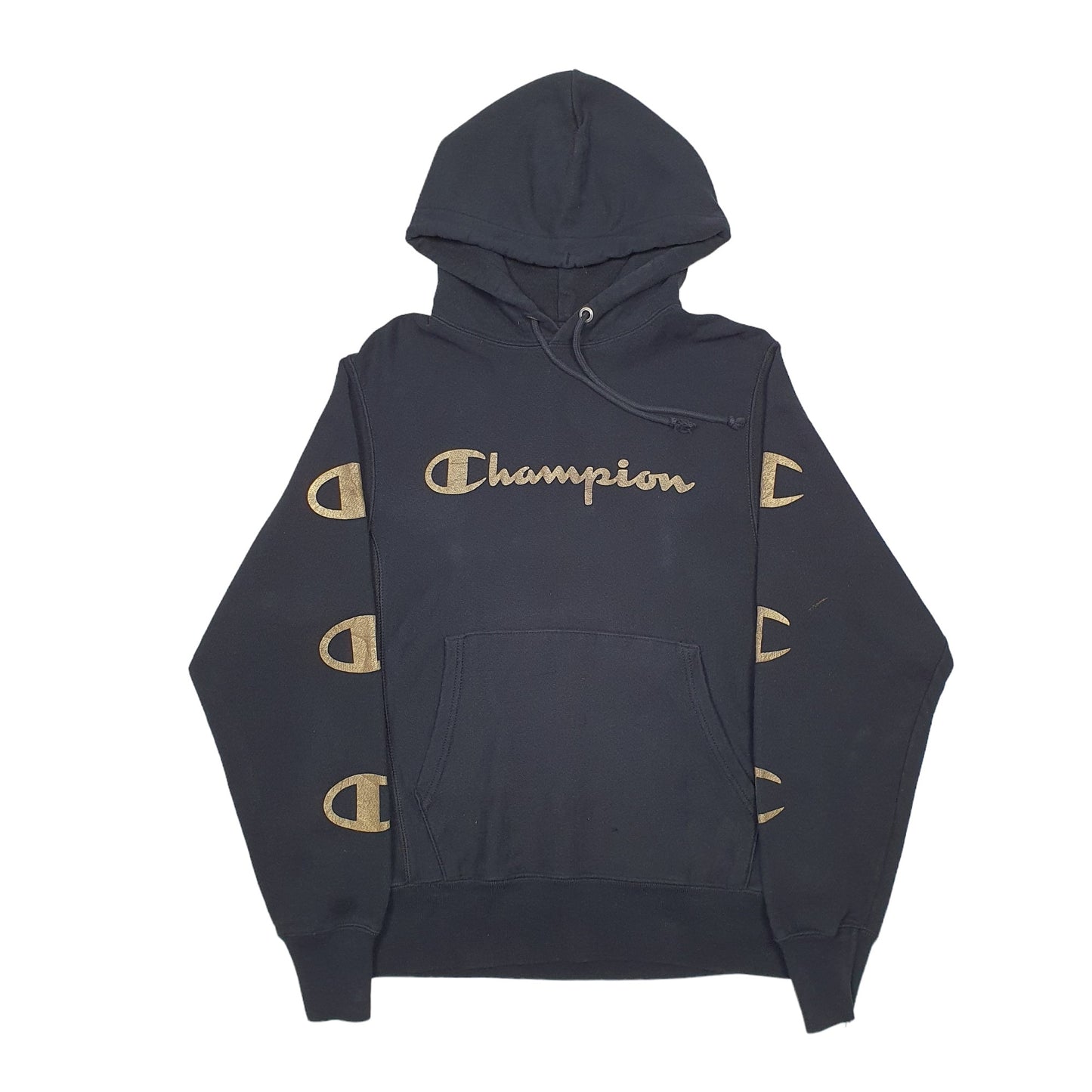 Mens Black Champion  Hoodie Jumper