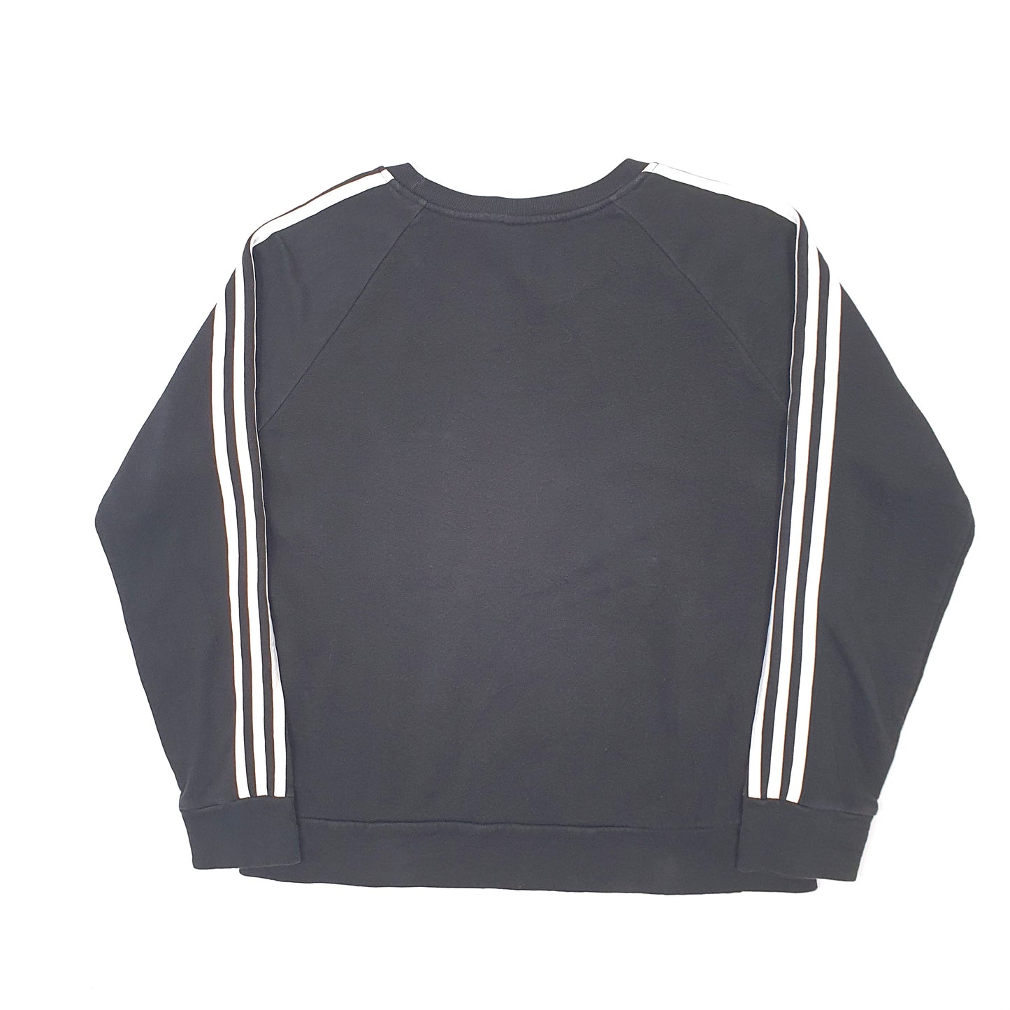 Womens Black Adidas  Crewneck Jumper