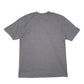 Mens Grey Carhartt Pocket Henley Workwear Short Sleeve T Shirt