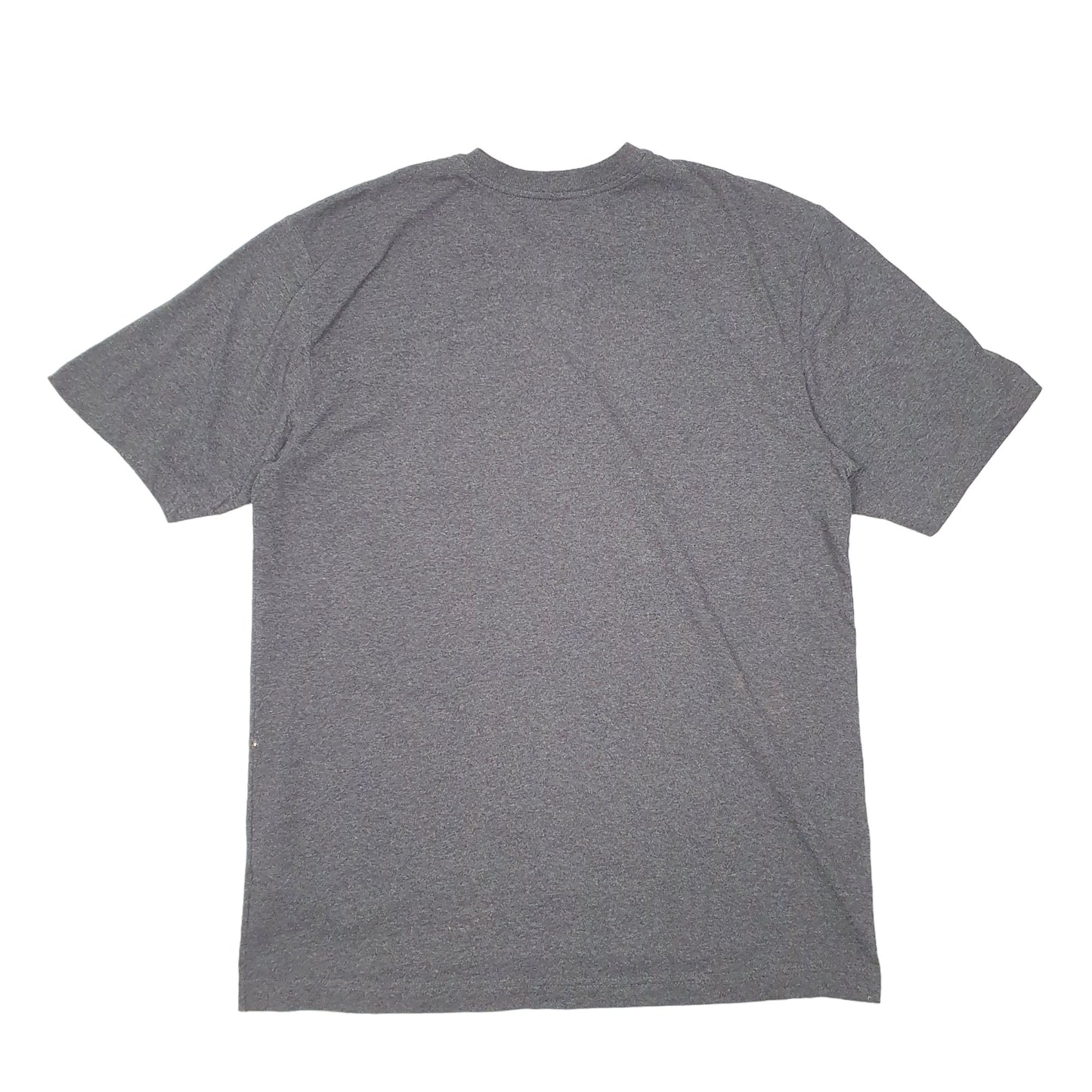 Mens Grey Carhartt Pocket Henley Workwear Short Sleeve T Shirt
