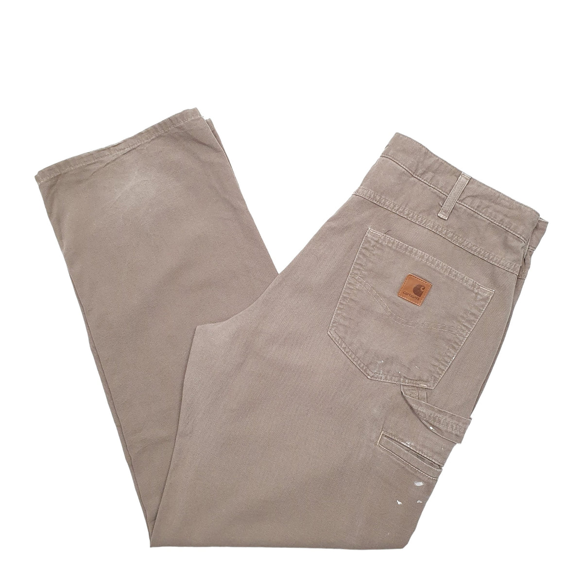 Mens Brown Carhartt B159 Carpenter Trousers