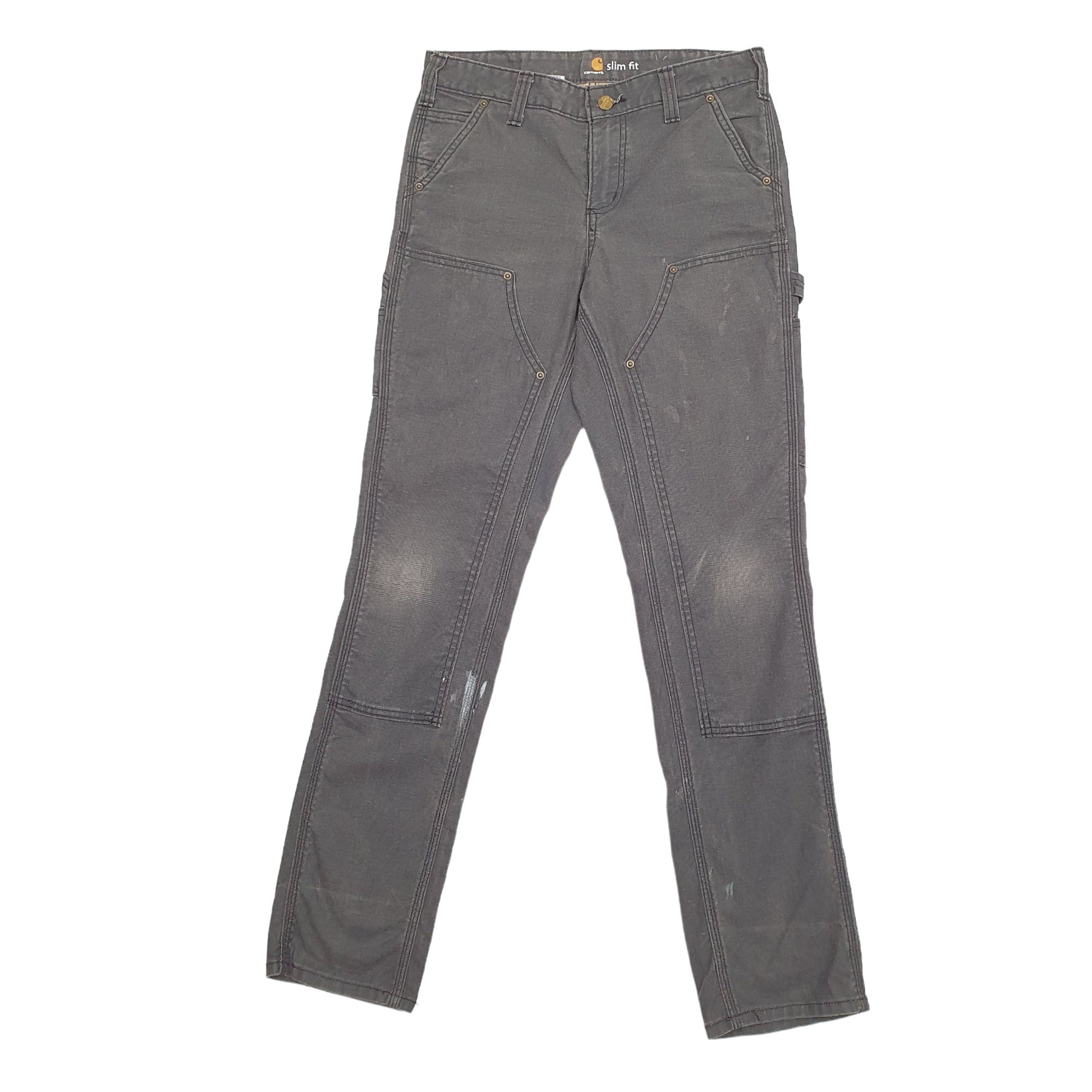 Womens Black Carhartt  Carpenter Trousers