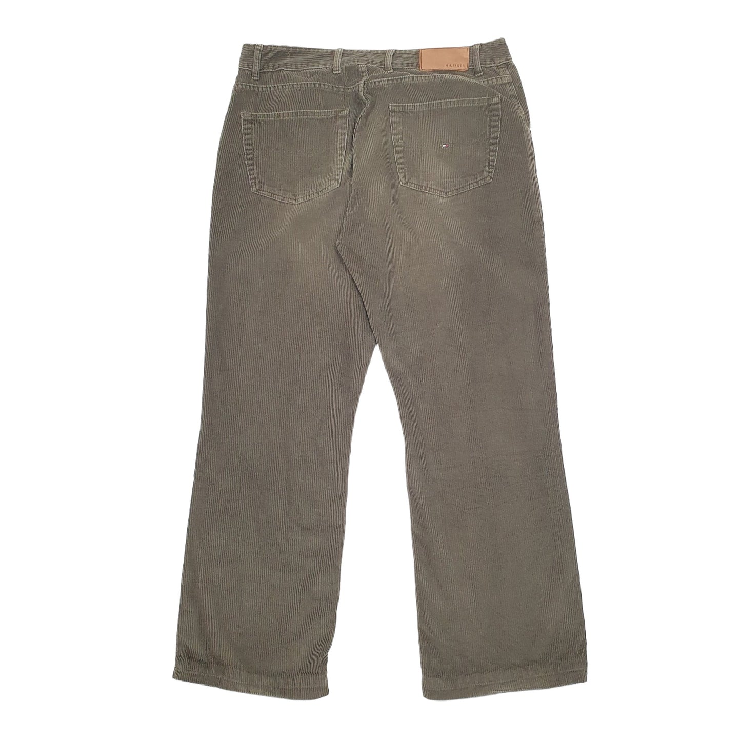 Mens Khaki Tommy Hilfiger  Corduroy Trousers