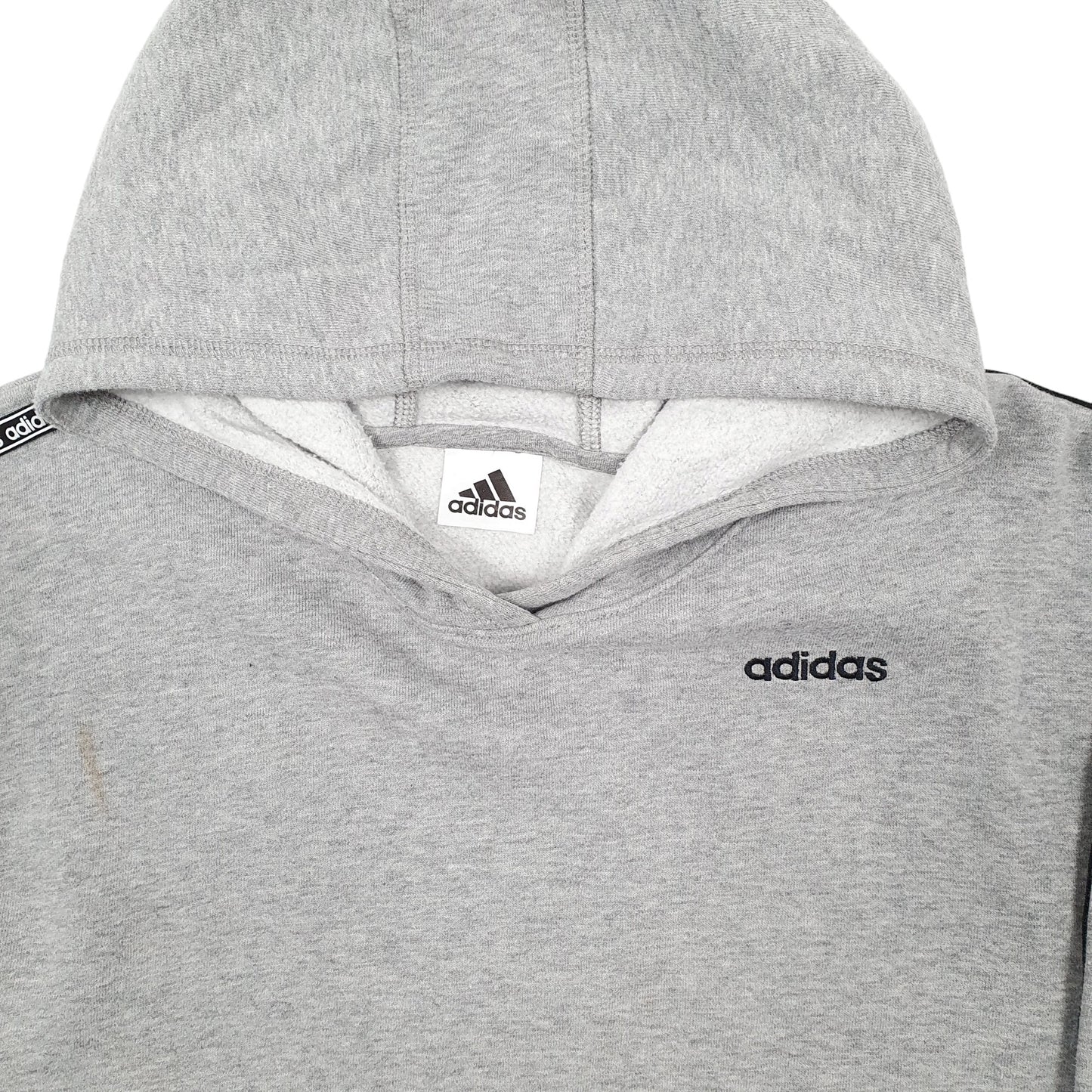 Mens Grey Adidas  Hoodie Jumper