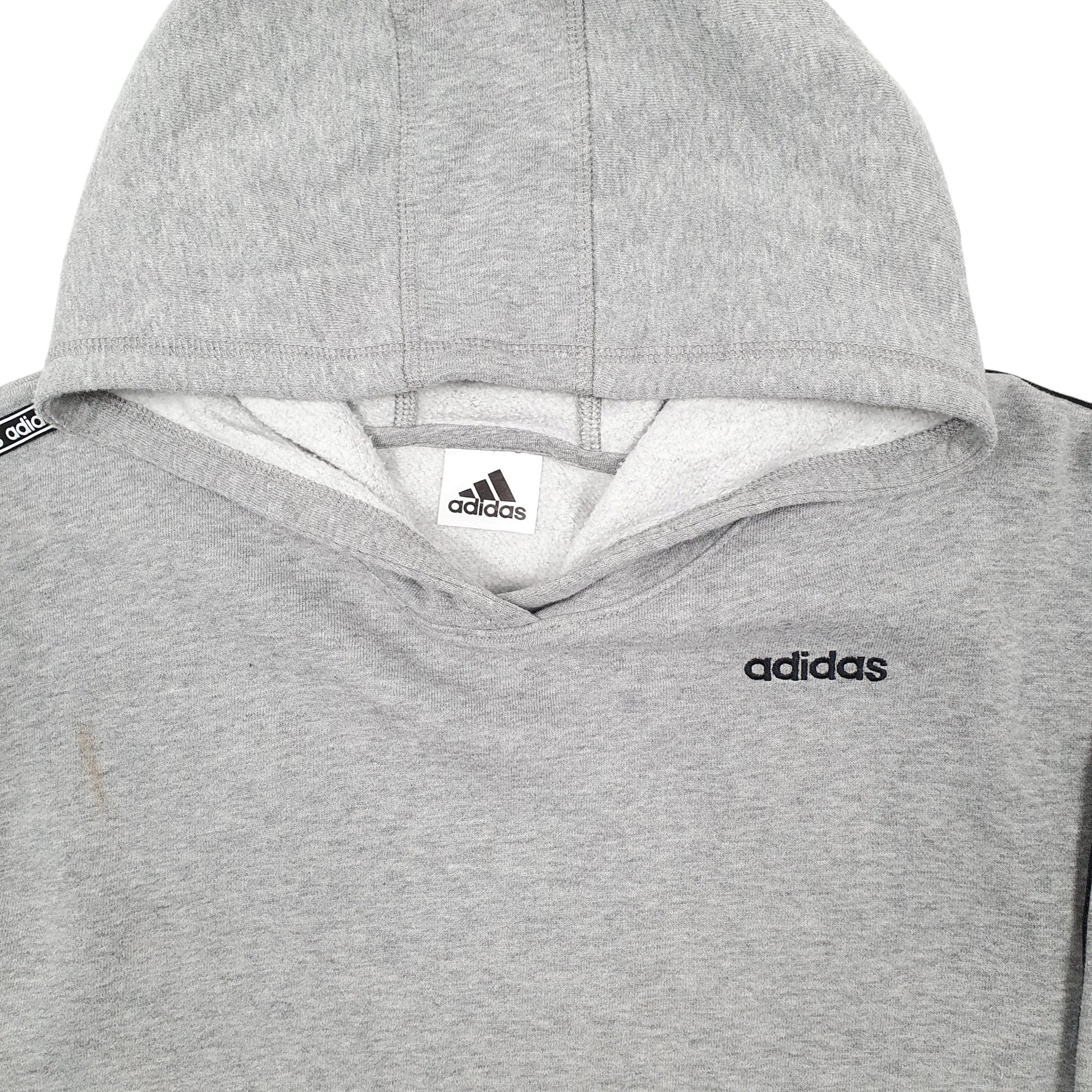 Mens Grey Adidas  Hoodie Jumper