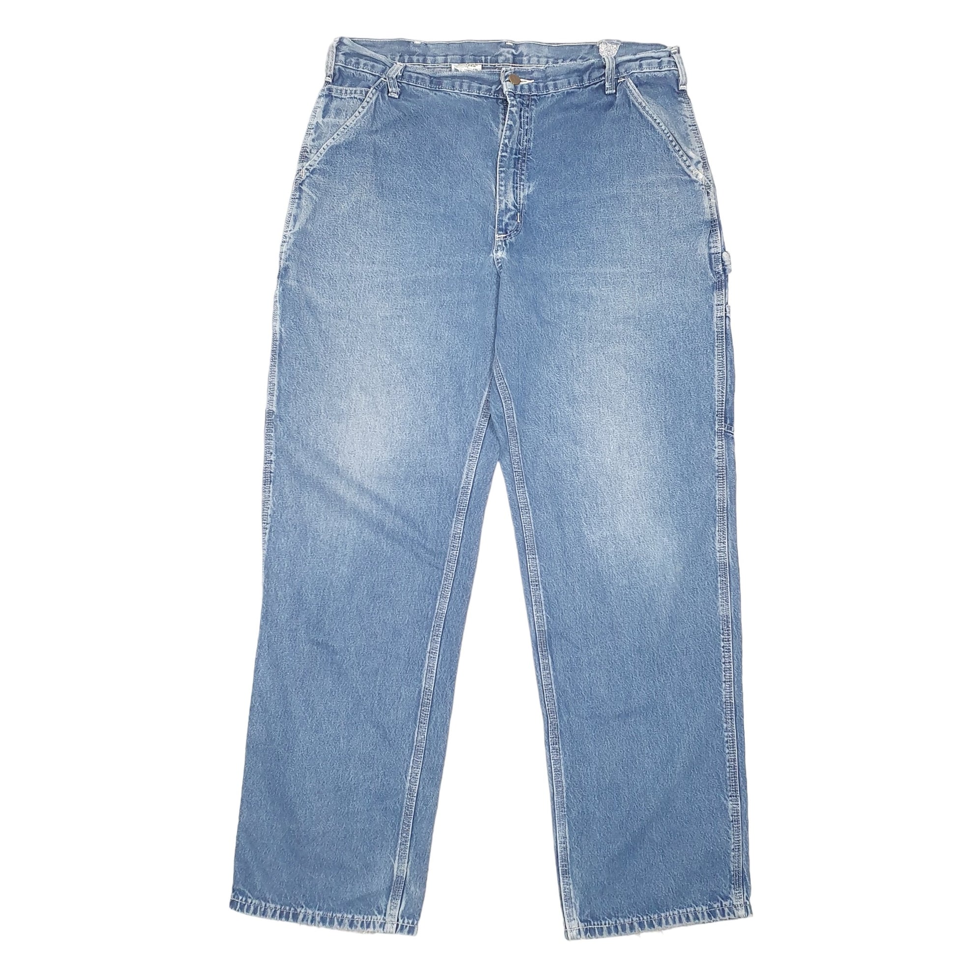 Mens Blue Carhartt Carpenter B13 JeansW36 L32