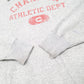 Mens Grey Champion Athletic Dept Hoodie Jumper