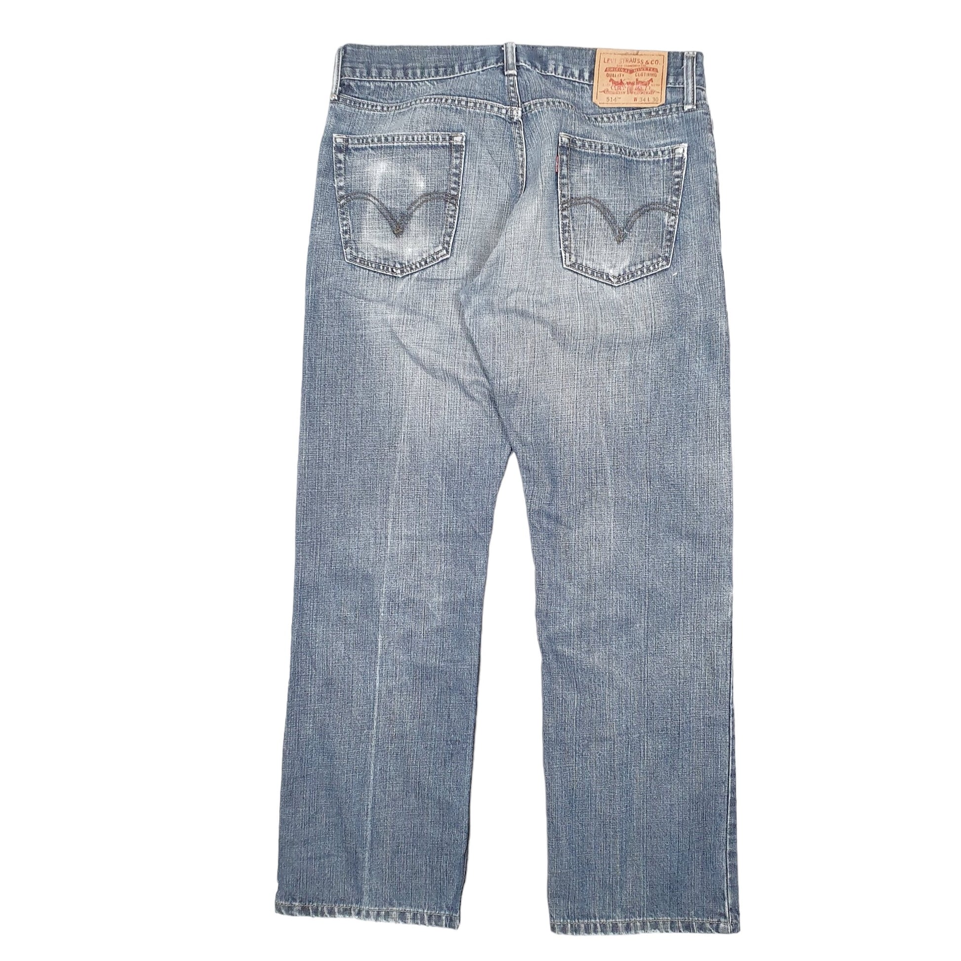 Mens Blue Levis  514 JeansW34 L30