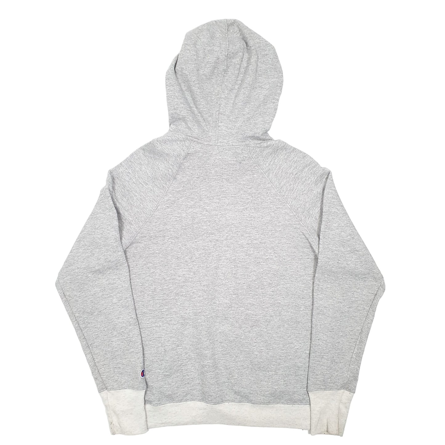 Womens Grey Champion Script Hoodie Jumper