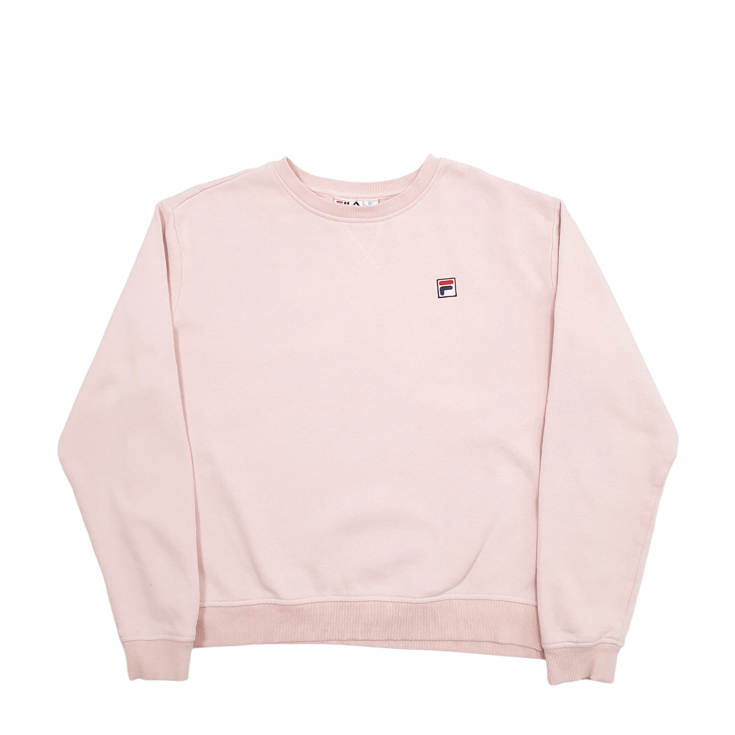 Womens Pink Fila  Crewneck Jumper