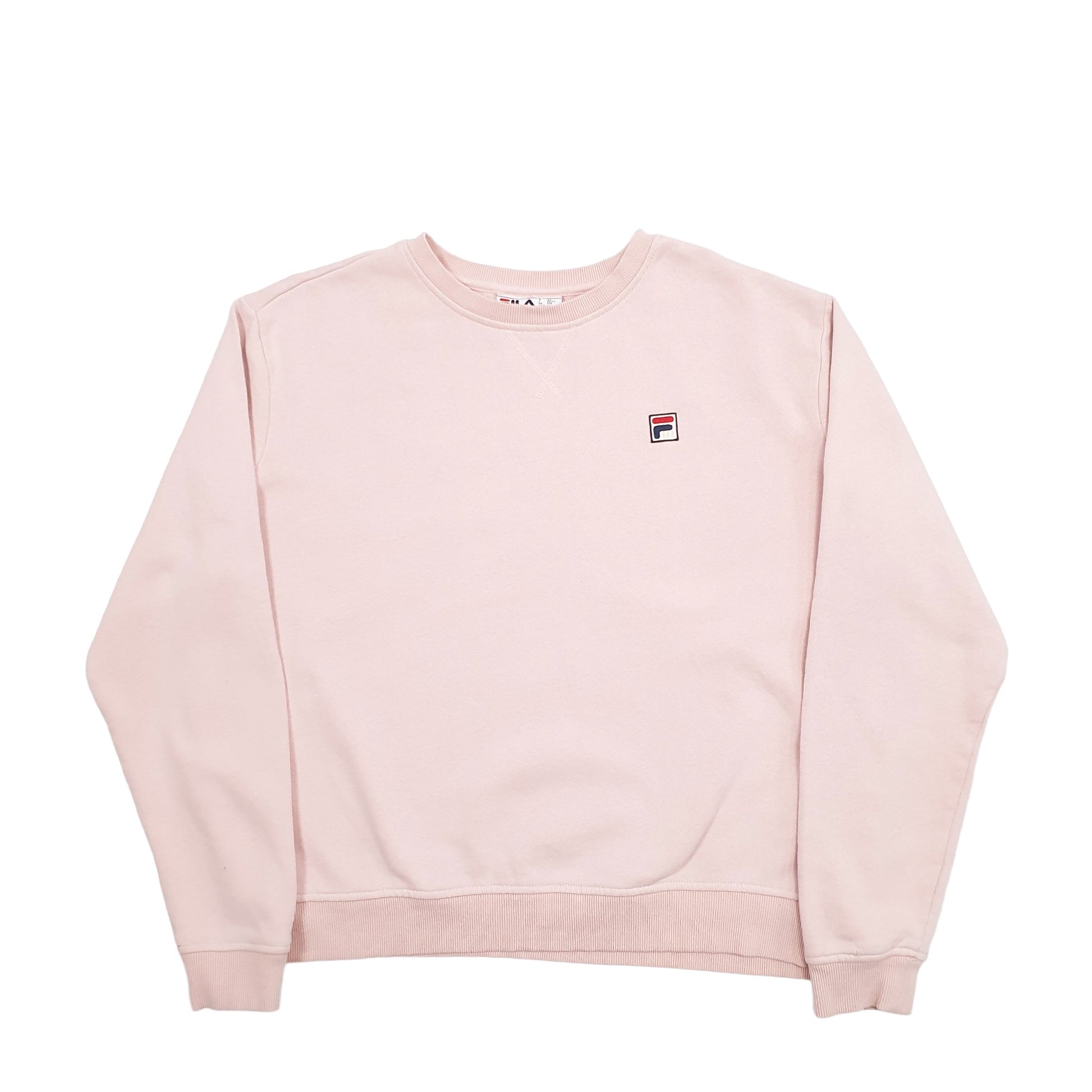 Womens Pink Fila  Crewneck Jumper