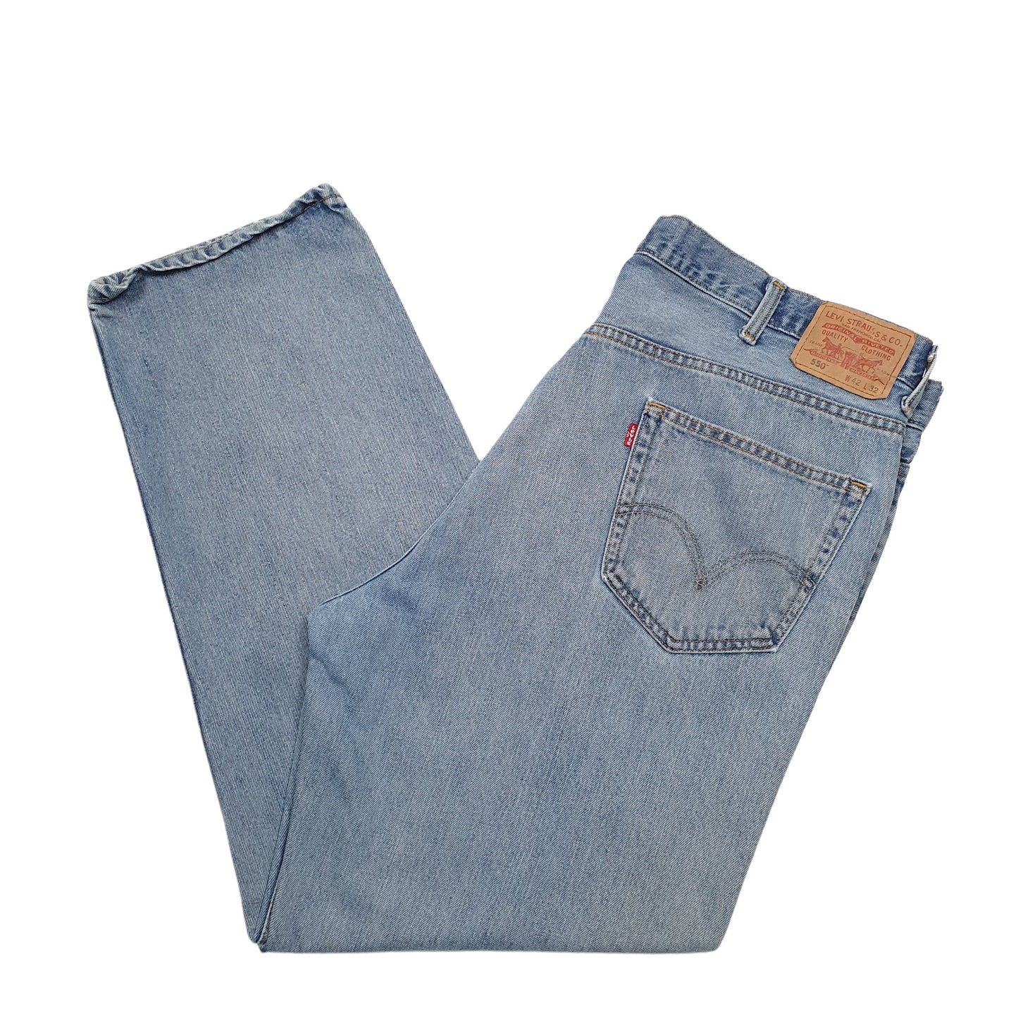 Mens Blue Levis  550 JeansW42 L32