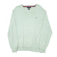 Mens Green Tommy Hilfiger  V Neck Jumper