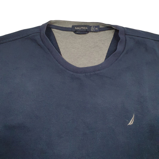 Mens Navy Nautica  Crewneck Jumper