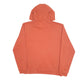 Mens Orange Farah Hoodie Quarter Zip Jumper