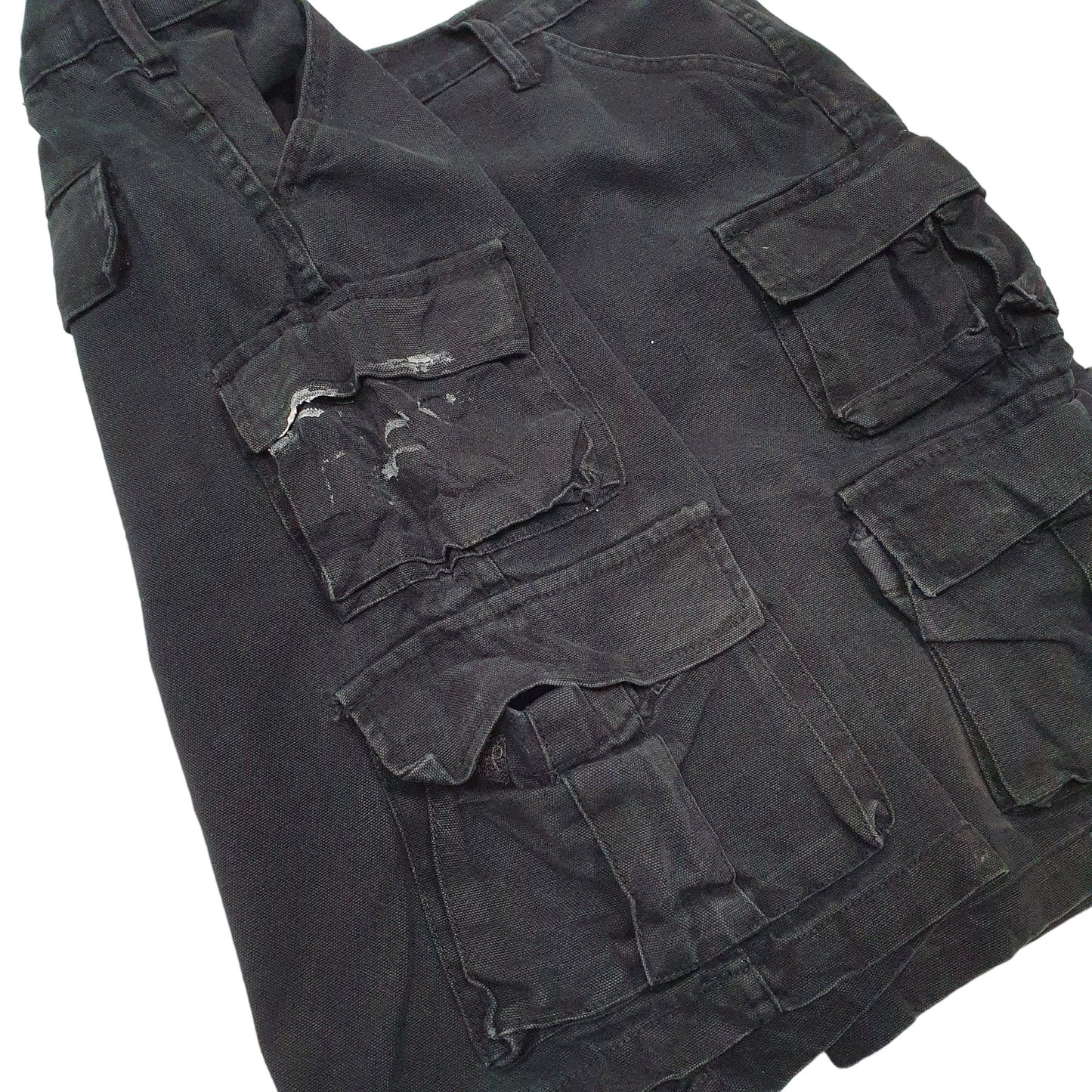 Mens Black Dakota  Cargo Shorts