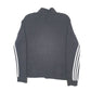 Womens Black Adidas  Full Zip Jumper